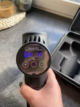 Pistola de masaje de alta frecuencia para relajación muscular, masajeador eléctrico con bolsa portátil, pistola de terapia para fitness