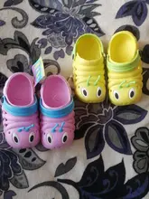 Sandalias de verano para bebés, zapatillas de playa con tapa, bonitos zapatos de dibujos animados, impermeables, 2021