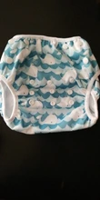 [Sigzagor] 1 grande nadar pañales pantalones tamaño OS todos en un pañal reutilizable bebé niña niño 18lbs-55lbs 8kg-25kg
