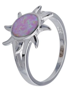 

Silverhouse ring with silver Opals