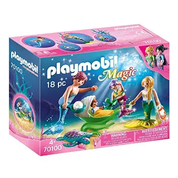 

Playmobil 70100 Magic family with stroller shells, Multicolor