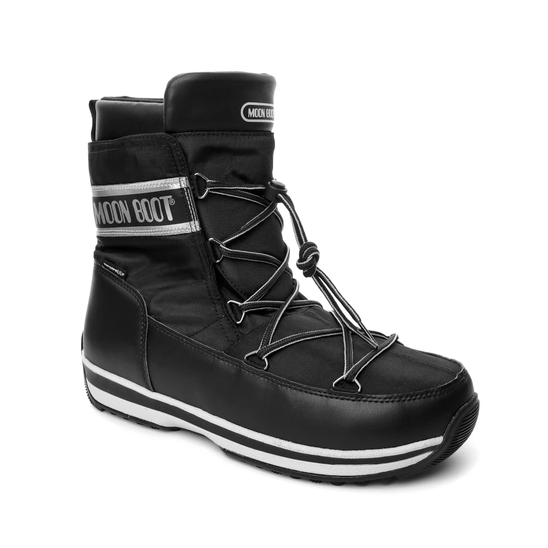 

Moon Boot Black Men'S Snow Boots 14201200-001 Lem Wp Black classic after-ski boots