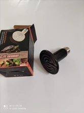 25W/50W/75W/100W/200W disfrutando de IR de emisor de calor lámpara color reptil calentador de infrarrojos tortuga lagarto serpiente mascota chica lámpara 220-240V