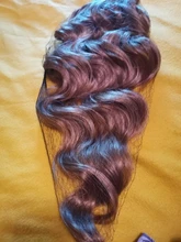 Pelo AISI sintético negro largo, cola de caballo ondulada, extensión de cola de caballo con cordón, estilo africano y americano, resistencia al calor