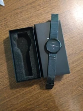 CRRJU – relojes de hombre, de cuarzo, casual, delgado, de malla de acero, impermeable, deportivo, masculino