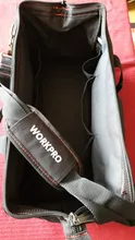 WORKPRO-Bolsas de herramientas de electricista a prueba de agua, bolso portátil impermeable, sirve como organizador de herramientas de lona, para la instalación de reparación HVAC