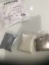 Pigment-Polish Nail-Art-Decorations Glitter-Powder-Flakes Manicure Gold Silver Chrome