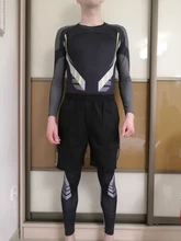 Conjunto de 3 piezrajes dmpresión para hombre conjunto de secadara correr ropa pa ceportamiento gimio Fess chándales conjunto de ropa deportiva