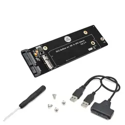 18 + 8 Pin SSD на SATA 2,5 или USB адаптер карты с USB 2,0 кабель для Macbook Air и Pro retina 2012 адаптер конвертер карты