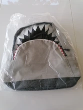 Mochilas escolares de tiburón de dibujos animados para niños y niñas, morral escolar infantil para guardería