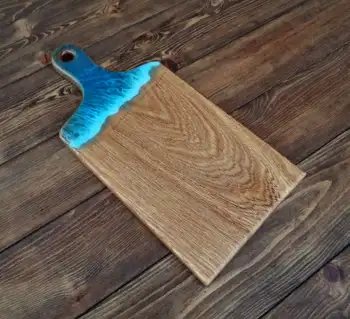

Changing board oak and epoxy, handmade, nm11135/30*20*2 cm