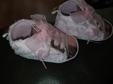 Zapatos de piel sintética para bebé de 0 a 18M, antideslizantes, con encaje bordado Floral, suaves, para antes de caminar, niños pequeños, caída de zapatos