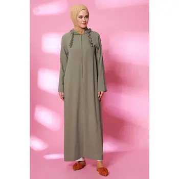 

Armine Kapişonlu Cardigan Khaki 9 K5845