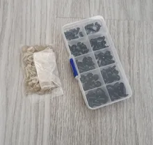 100 Uds 6-12mm 8mm 10mm 12mm plástico negro artesanía ojos de seguridad para muñecas osos de peluche juguete suave haciendo animales Amigurumi Accesorios