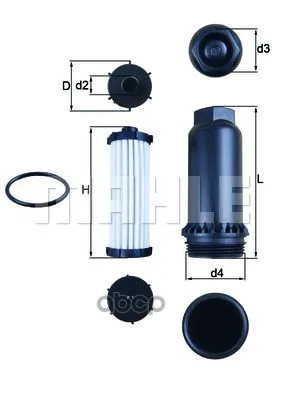 Фильтр Акпп Ford Focus Ii/Mondeo Iv/S-Max Mahle/Knecht Hx151kit Mahle/Knecht арт. HX151KIT