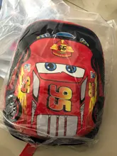 Disney coche chico de dibujos animados bolsa para la escuela de los niños kindergarten mochila niños niñas de almacenamiento de viaje bolso