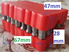 Security-Bit-Set Bit-Holder Tamper Magnetic-Extension Star Screwdriver Quick-Release