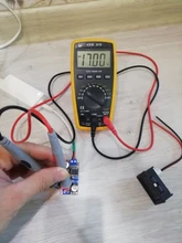 Mini Digital voltímetro amperímetro DC 100V 10A Panel Amp voltios medidor de corriente de voltaje Detector comprobador de 0,56 de doble LED pantalla Auto