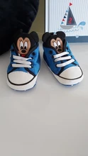 Disney-zapatos de princesa para niñas pequeñas, bonitos, de dibujos animados, Minnie, rosa, Mickey, para recién nacidos