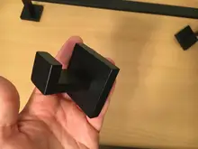 Robe Hook Paper-Holder Towel Rail-Bar-Rack Bar-Shelf Bathroom-Hardware-Set Tissue Black