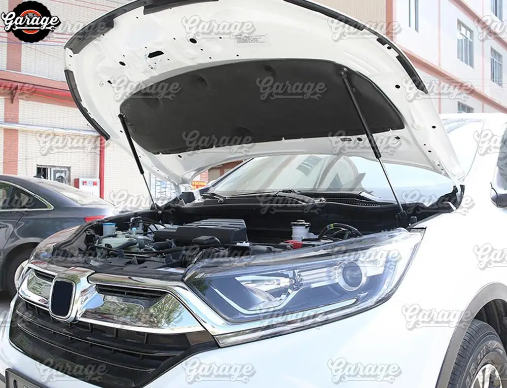 Стойки амортизатора капота для Honda CRV- нержавеющая сталь молдинг 1 комплект/2 шт украшение автомобиля стиль