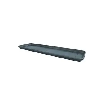 

Rectangular tray PLASTIKEN-77X23 cm-Anthracite