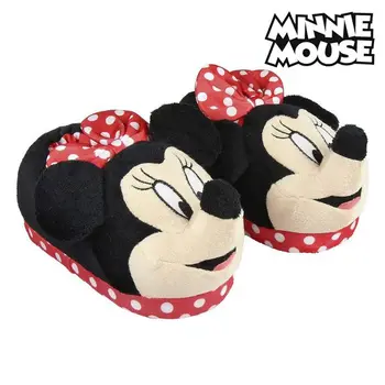 

House Slippers 3d Minnie Mouse Red