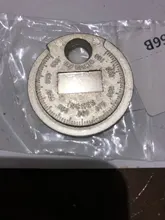 Herramienta de medición de bujía, 1 unidad, calibre de bujía, tipo moneda, rango de 0,6-2,4mm, calibre de bujía