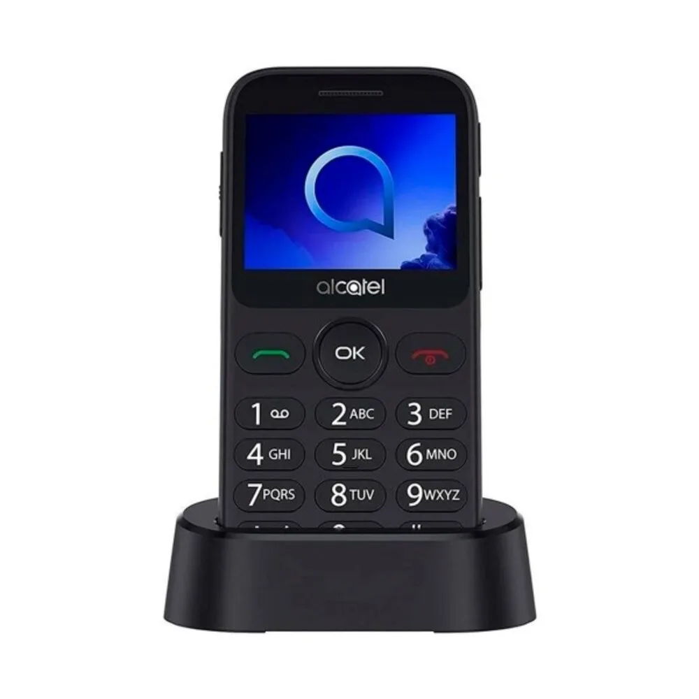 Alcatel 2019g серебристый телефон для пожилых людей 2g 2 4 ''qvga bluetooth sos fm фонарик 71946 |