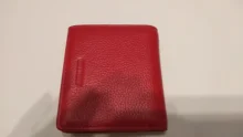 Slim Wallet Coin-Purse Id-Card-Holder Genuine-Leather Women Lady Female Zipper-Design
