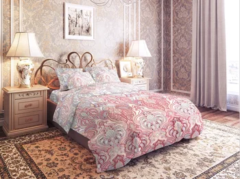 

Bed linen Renee color: Pink (2 CN. Euro)