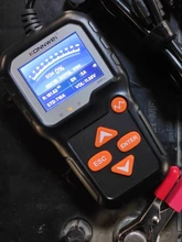 KONNWEI-probador de batería de motocicleta KW650, Analizador de sistema de batería de 12V y 6V, 2000CCA, herramientas de prueba de arranque de carga para el coche