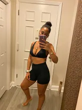 Hugcitar-Top corto sin mangas con cuello en V para mujer, pantalones cortos de ciclista, conjunto de 2 piezas, chándal de moda de calle para otoño e invierno, 2020