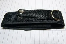 Bolsa táctica para linterna Molle, funda para antorcha LED, nailon, paquete de cintura para linterna, Portable, tamaño pequeño