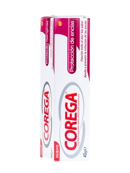 

Cream fixing corega protection of ences 40 g fixation all day, no flavor.