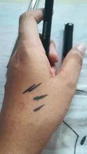 Delineador de ojos líquido negro para mujer, delineador profesional de larga duración, resistente al agua, de secado rápido, lápiz, herramientas de belleza, 1 ud.