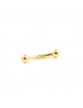 

Piercing Gold Eyebrow smooth ball 3 mm (9kts)