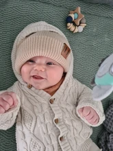 Sombrero de bebé en 9 colores S/L para niño y bebé, gorro de invierno cálido para niño, gorrito de punto para niño, gorra de bebé para recién nacido, 1 ud.