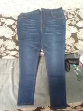 Pantalones vaqueros de cintura alta para mujer, pantalón DENIM entallado, elástico, de talla grande, para mamá, 5XL, 6XL