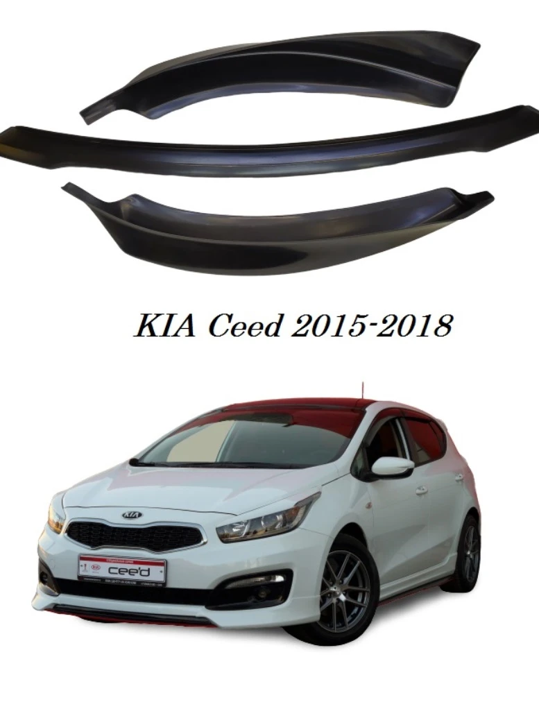 Front Skirt Restyling For Kia Ceed Pro Jd Hb Sw 15 18 Tuning Styling Skirt For Car External Parts Spoiler Spoiler Universal Lining For Thresholds Kia Ceed Kia Tuning For Car Auto