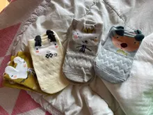 YWHUANSEN-Calcetines de malla de verano para recién nacidos, bonitos calcetines de dibujos animados para niñas, calcetines finos de algodón suave para niños, 5 par/lote