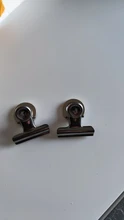 Stickers Clips Clamp-Holder Magnet-Tools Fridge Message Wall Round Note Metal 3-Sizes