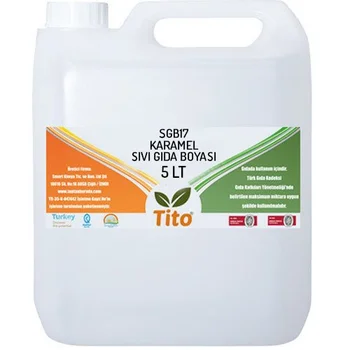 

Caramel Food Renklendiricisi Liquid Water Soluble 5 lt