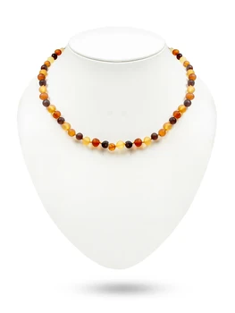 

Women's necklace made of natural amber