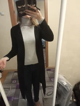 Suéter casual largo para dama, jersey femenino de algodón, cárdigan suave, cómodo, resistente, sencillo, holgado y en diferentes tallas