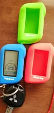 Funda de silicona para llavero A93 A96, funda para Starline A93 A39, mando a distancia con alarma de coche bidireccional, transmisor LCD A63