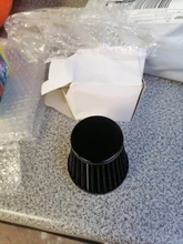 Limpiador de filtro de aire con abrazadera, Filtro de aire para motocicleta negra, 35mm, 38mm, 40mm, 42mm, 48mm, 50mm, 52mm, 54mm, 60mm, ATV, Quad, para Honda Yamaha