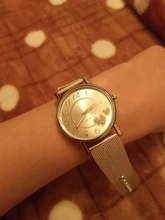 La última de reloj de las mujeres de la moda malla correa de reloj para mujer regalo creativo relojes para mujer compras de la gota