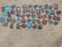 Pegatinas de Los vengadores de Marvel de Disney para niños, pegatinas impermeables para monopatín, viaje, guitarra, portátil, pegatina para maleta, dibujos animados, 50 Uds.