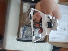 Headband Magnifier Glass-Lamp Led-Light 5-Lens loupe Adjustable for Read-Look